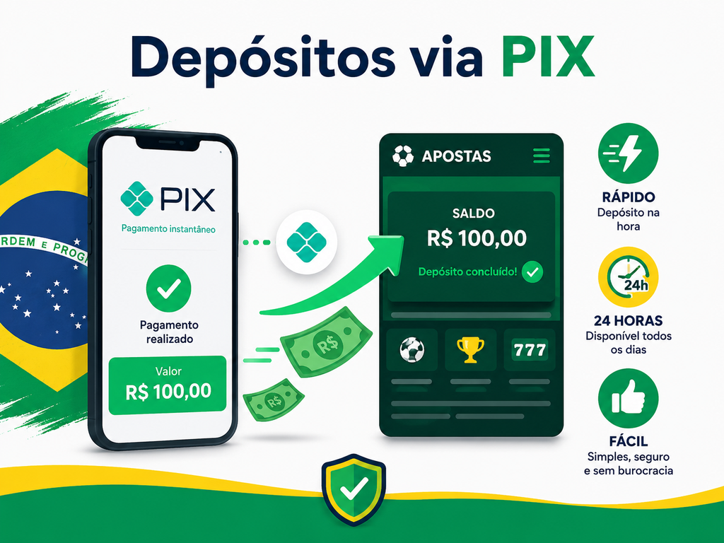 Prazo de até 120 minutos para saque em sites de apostas