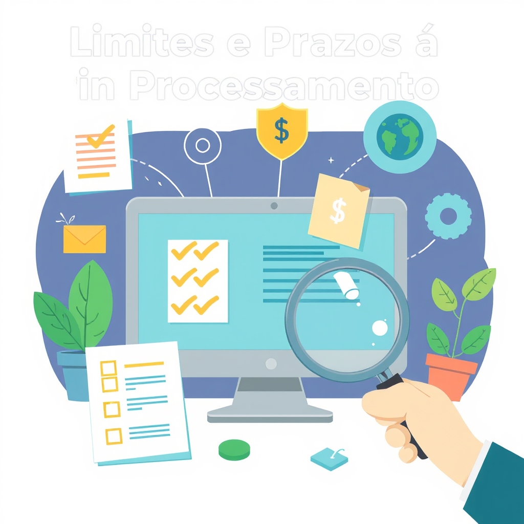 Limites e Prazos de Processamento - como verificar informações da plataforma