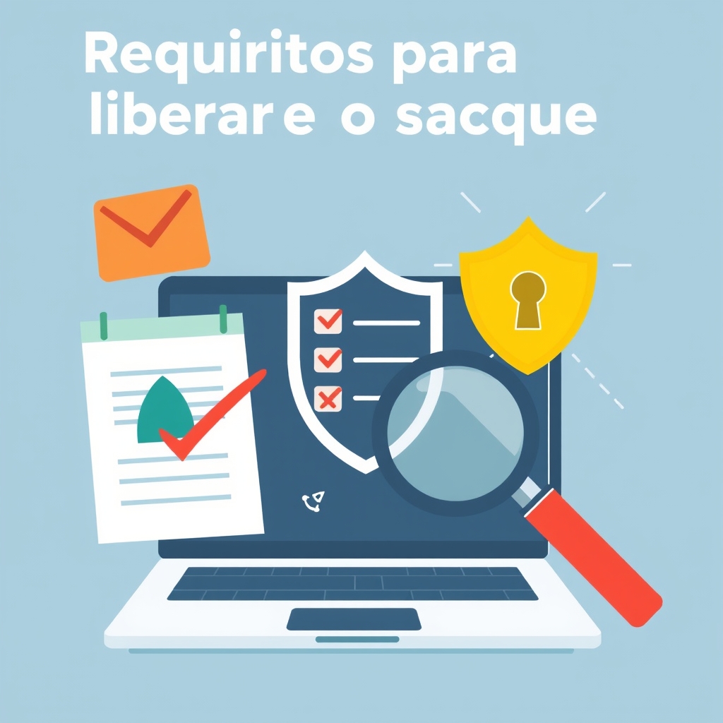 Requisitos para liberar o saque - como verificar informações da plataforma