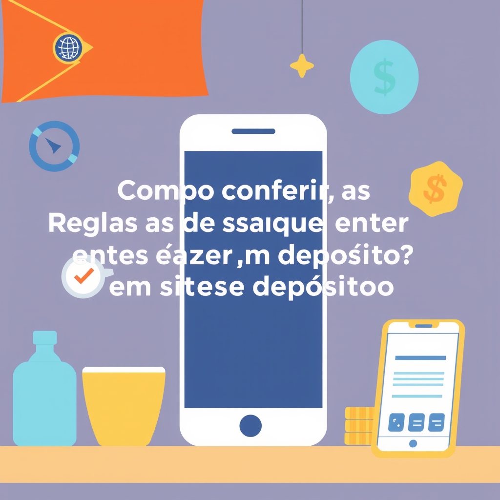 Como Conferir as Regras de Saque Antes de Fazer um Depósito? - guia informativo no Brasil