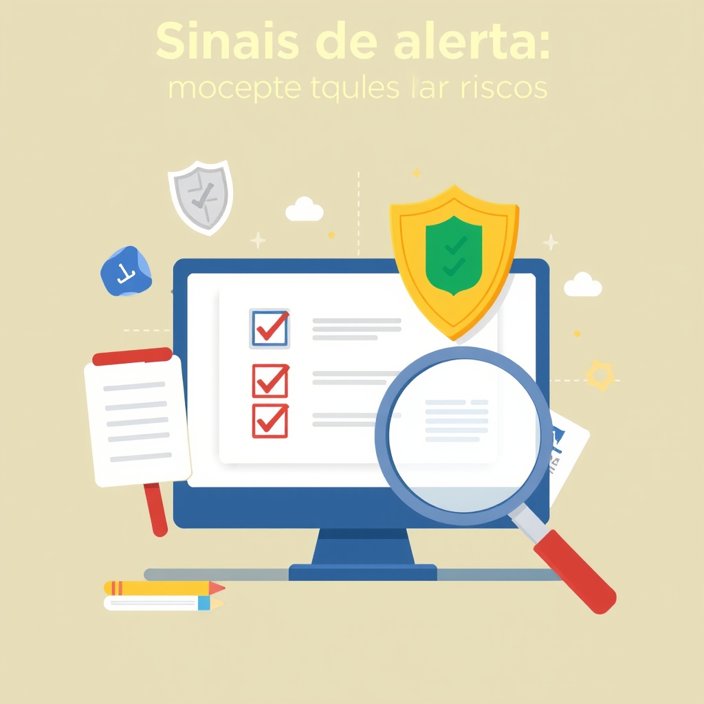 Sinais de alerta: Como identificar riscos - como verificar informações da plataforma