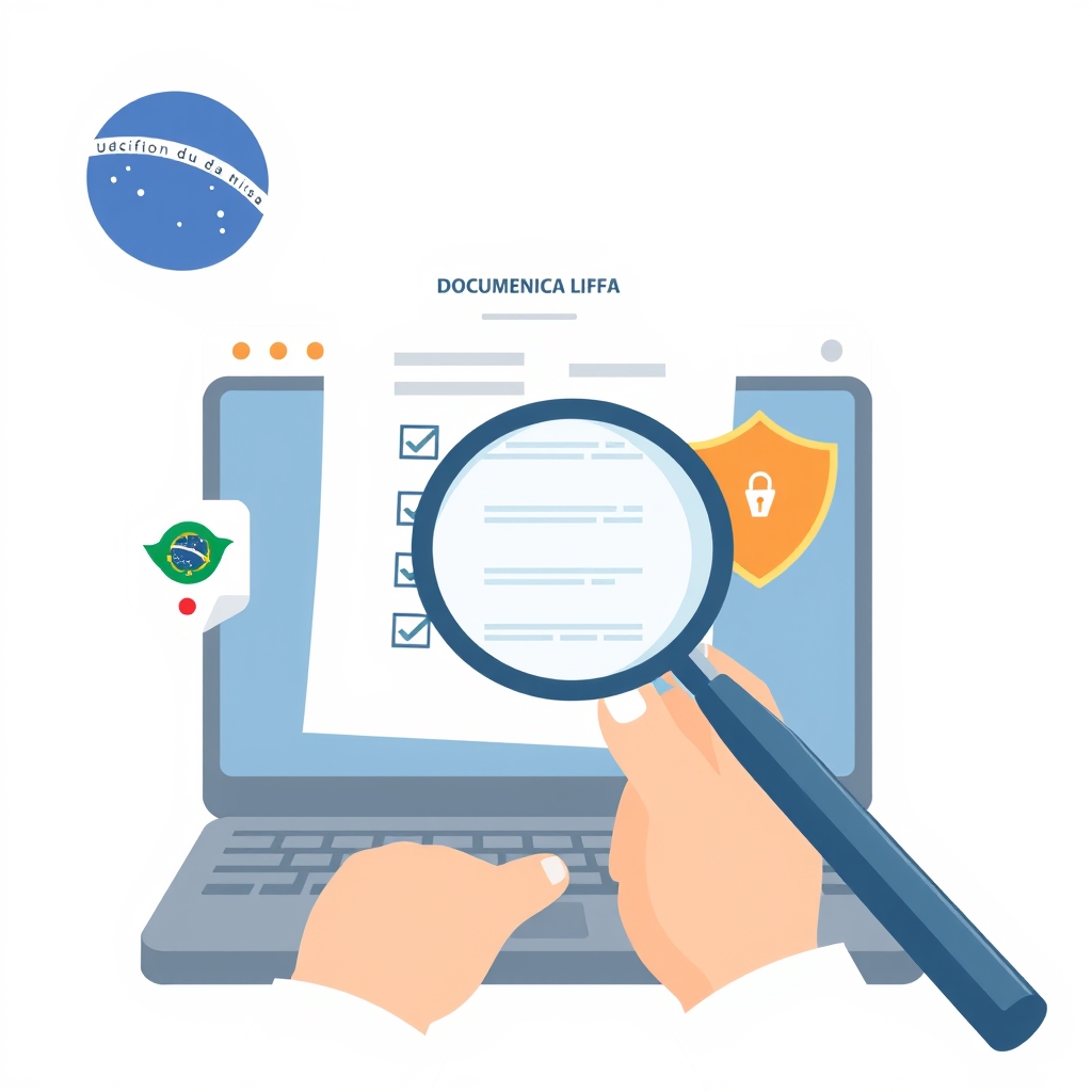Documentação e registro de evidências - verificação de informações oficiais