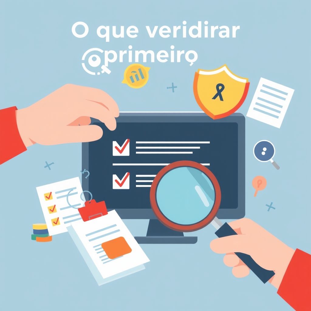 O que verificar primeiro - como verificar informações da plataforma
