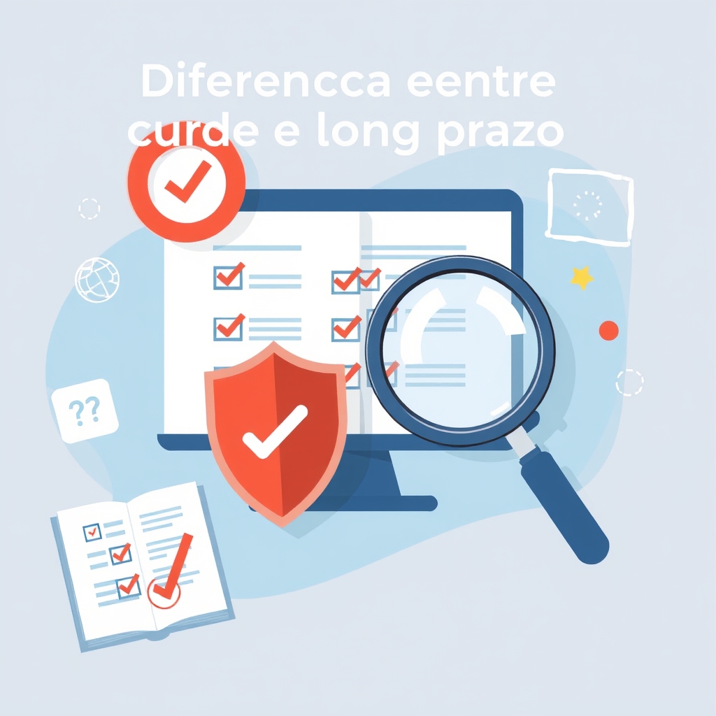 Diferença entre curto e longo prazo - como verificar informações da plataforma