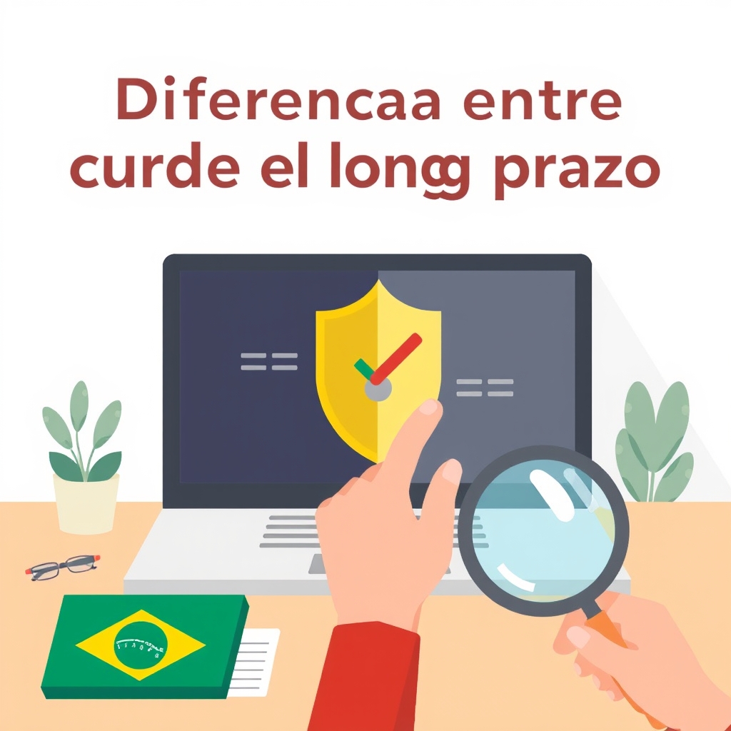 Diferença entre curto e longo prazo - como verificar informações da plataforma