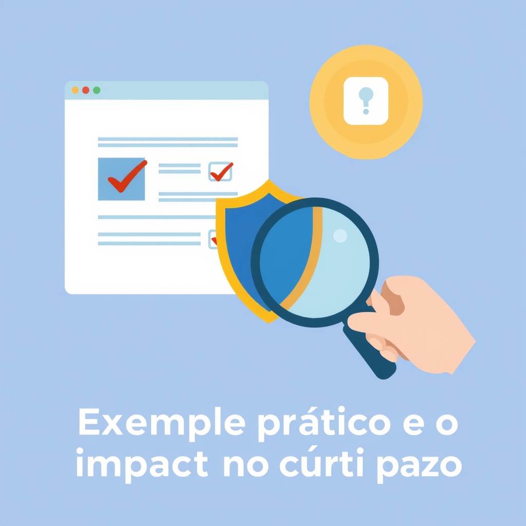 Exemplo prático e o impacto no curto prazo - como verificar informações da plataforma