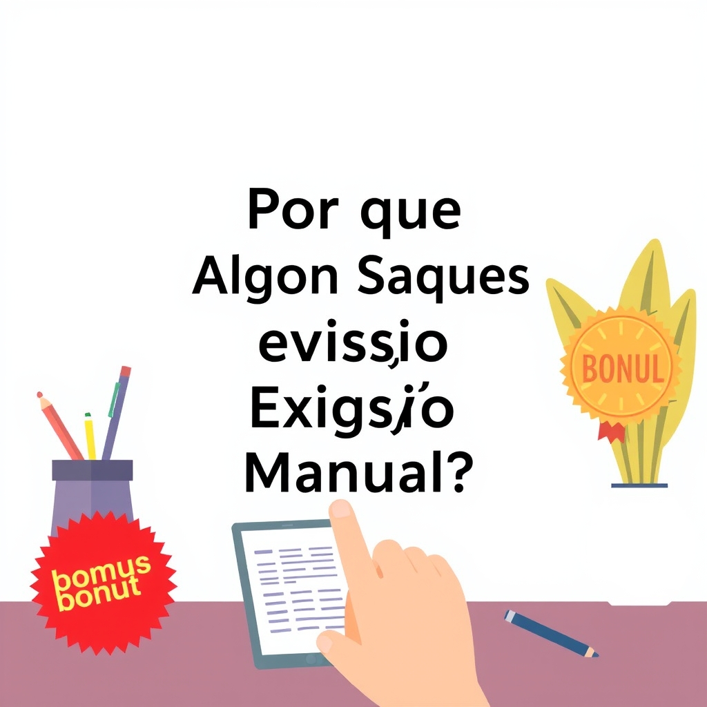 Por que Alguns Saques Exigem Revisão Manual? - guia informativo no Brasil